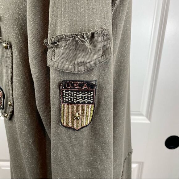 Zara military style hi-lo dress (0361) - Picture 4 of 11